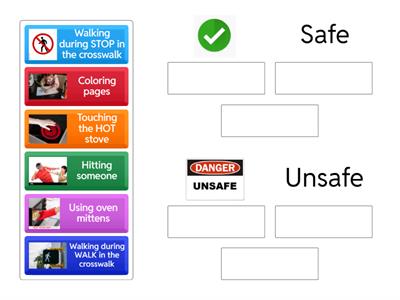 Safe versus Unsafe behavior
