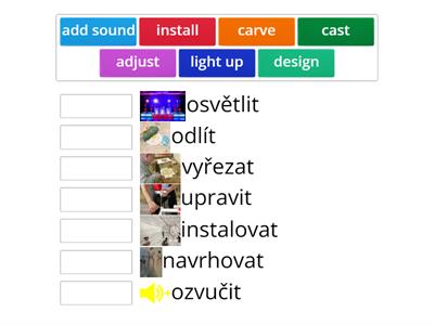 MATURITA: Stage design - activities