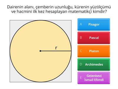 Matematik Kültür, Matematik Genel Kültür Testi