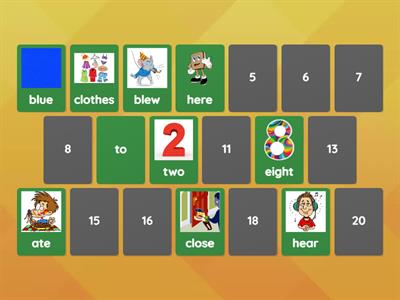 Homophone Matching Game