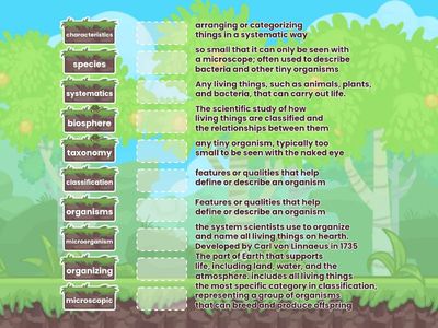 Biosphere General Vocab