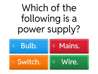 Science Y4 U2: Electricity and circuits AC