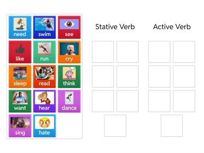 Stative and Active Verbs 