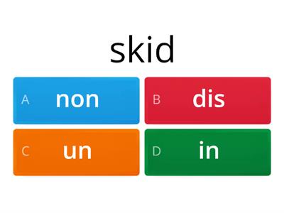 5.8 prefixes non-, dis-, un-, in-