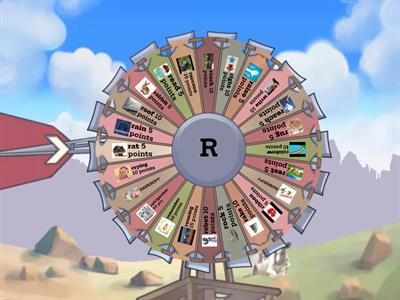 R Initial Wheel of Fortune