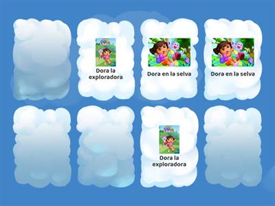  ¡Vamos a jugar! Encuentra los pares de Dora la Exploradora