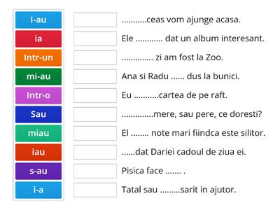 Recapitulare - Ortograme