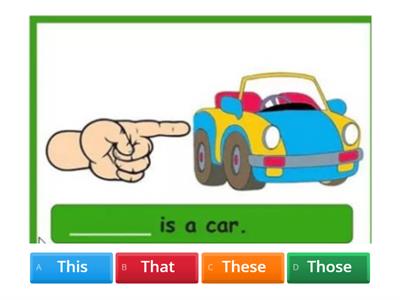 This that these those