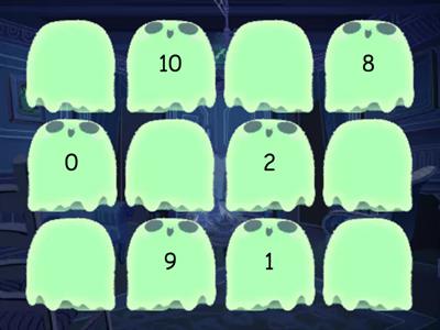 Number Bonds to 10 matching pairs game