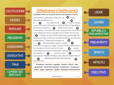 CITTADINANZA E COSTITUZIONE da Pianetabambini.it