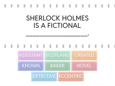 SHERLOCK HOLMES - ADULTS CLASS