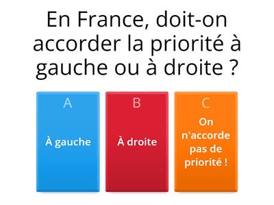 quiz code de la route 6