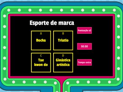  5° Ano Classificação dos Esportes