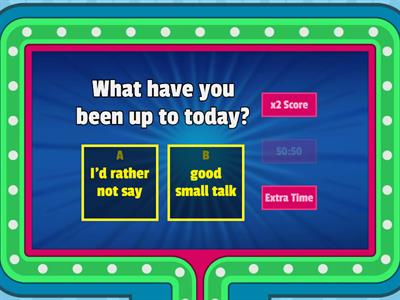 Small Talk LSS online eve B