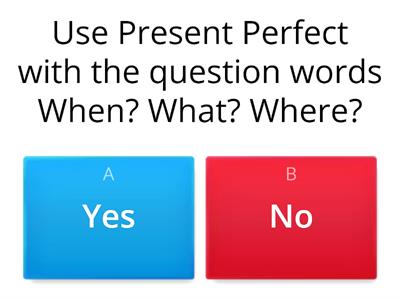 Past Simple Present Perfect