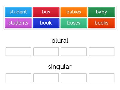 singular and olural nouns