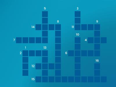Speakout Elem transport crossword