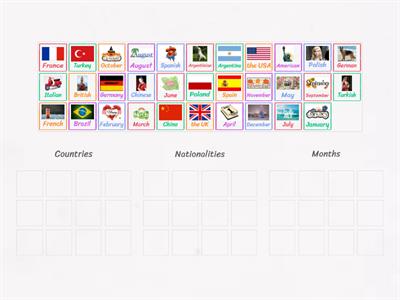 GoGetter2 Intro Countries Nationalities Months