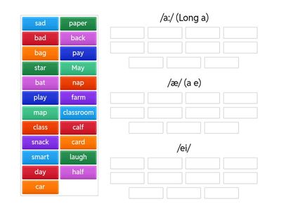 Sounds Great 5 - Unit 7: Long a
