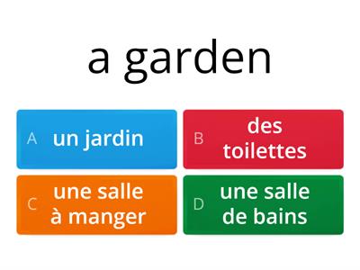 Ma maison - quiz