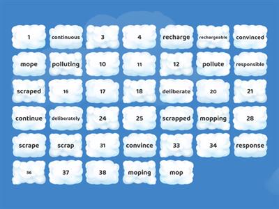 Owen's Suffix memory game