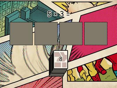 Multiplication Tables (3, 4, 5, 8, & 10)