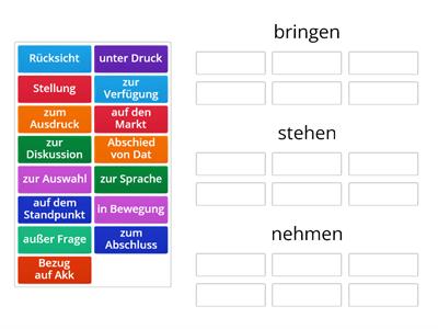 Nomen Verb Verbindung Welches Verb