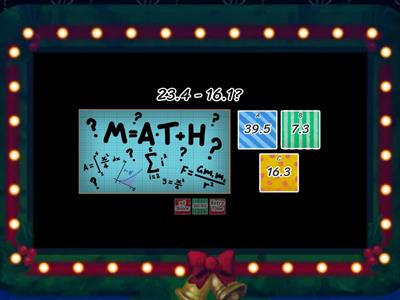 Subtracting Decimals Extension Activity