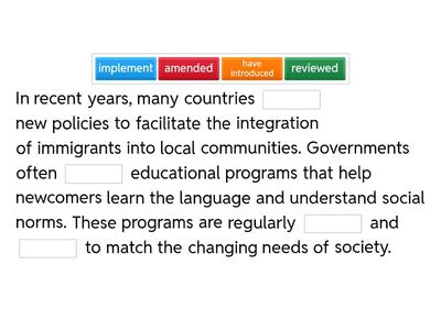 Immigration in modern societies - 14.11