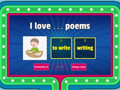 Verbs + infinitive/ + -ing