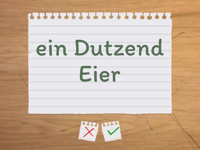Training zur Pluralformen