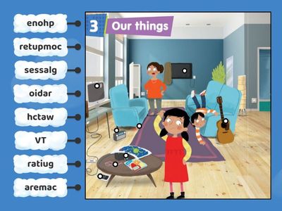 Academy Stars 2. Unit 3. Things Label