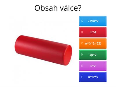 Vzorečky - Kruh a kružnice, Válec