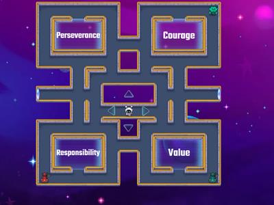 MAZE CHASE (Values Vocab)