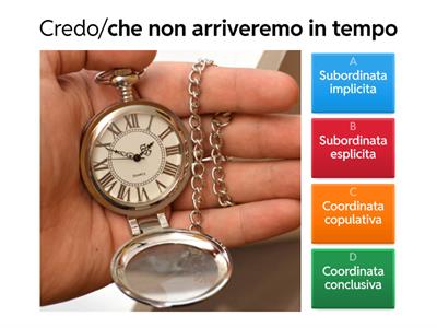 ANALISI DEL PERIODO – PRINCIPALE, SUBORDINATA,  COORDINATA 