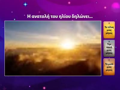 Προσανατολισμός - Τα σημεία του ορίζοντα