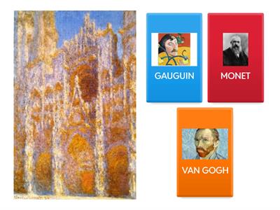 DOMANDE IMPRESSIONISMO, POST IMPRESSIONISMO E CUBISMO