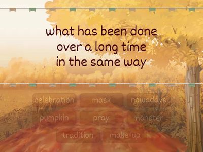 Halloween Vocabulary