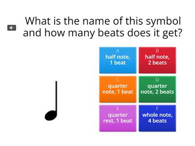 Note and Rest Names and Values