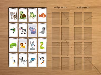 OVIPAROUS   VIVIPAROUS