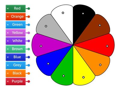COLOURS:  Label the colours with sound