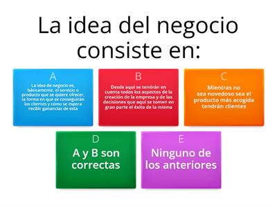 DESARROLLO DE IDEA DE NEGOCIO