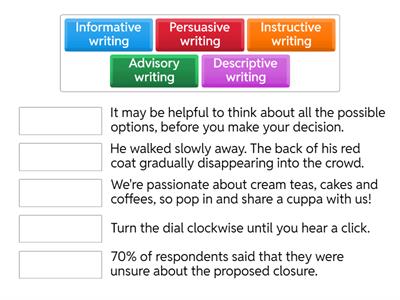 Purpose of text match