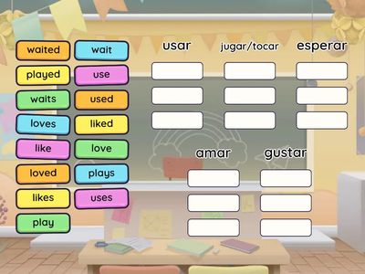 Verbs 5 (present simple and past forms)