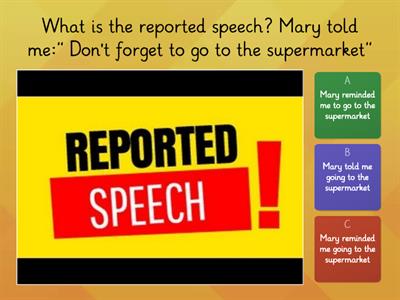 Reported Speech