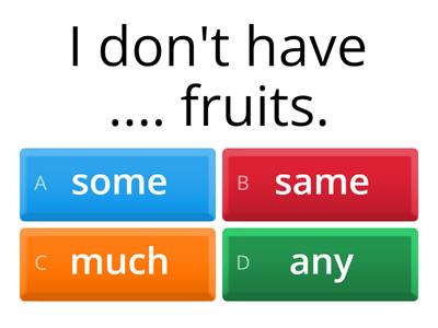 Countable and uncountable nouns