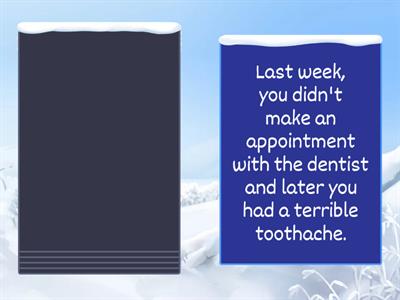 Third conditional Speaking practice 