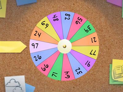 random 2-digit number spinner