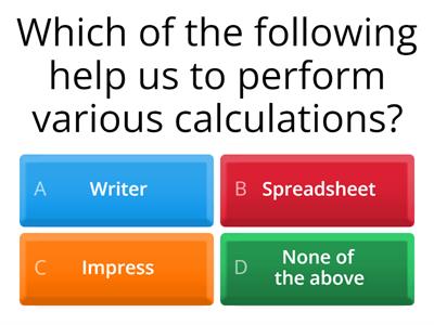 Class 9: Electronic spreadsheet