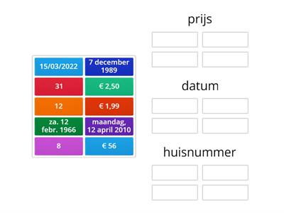 CBE BOW NTA SP1 Prijs, datum, huisnummer